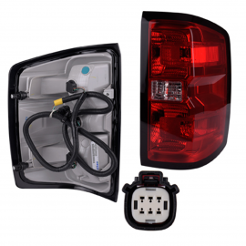 Clavera Derecha con Arnés y Focos DEPO para Cheyenne, Silverado