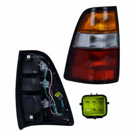 Calavera Izquierda con Arnés y Focos DEPO para Luv