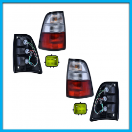 Juego de 2 Calaveras para Luv en Dos Colores con Arnés y Focos