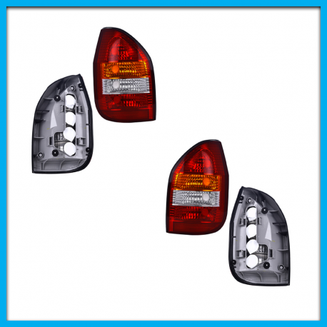 Juego de 2 Calaveras para Zafira DEPO en Tres Colores sin Arnés