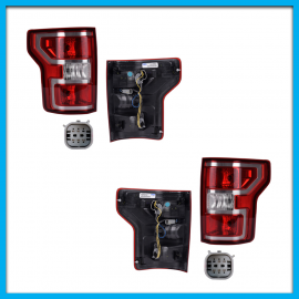 Juego de 2 Calaveras para F-150, Lobo XLT DEPO con Arnés y Focos