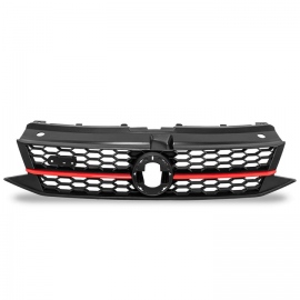 Parrilla Tipo Panal GLI con Línea Roja Auto Magic para Vento