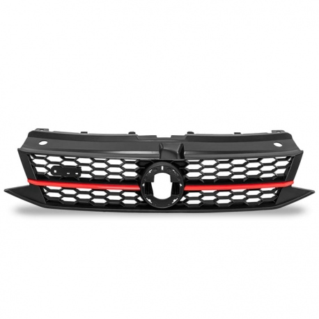 Parrilla Tipo Panal GLI con Línea Roja Auto Magic para Vento