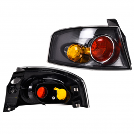 Calavera Exterior Izquierda con Fondo Negro sin Arnés DEPO para Ibiza MK3