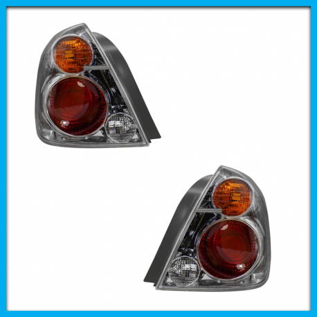 Juego de 2 Calaveras para Altima L32 Diforza en Dos Colores con Fondo Cromado sin Arnés