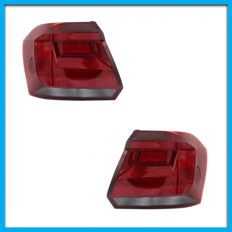 Juego de 2 Calaveras para Gol Hatchback Diforza en Tono Oscuro sin Arnés