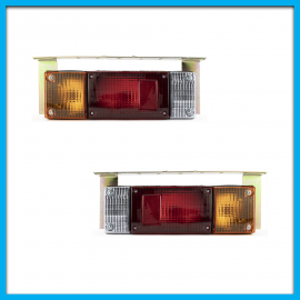 Juego de 2 Calaveras para D21, D22, D23, Estaquitas Diforza con Base Metálica y Arnés