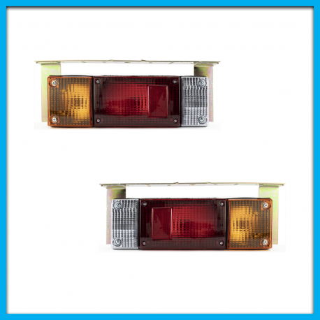 Juego de 2 Calaveras para D21, D22, D23, Estaquitas Diforza con Base Metálica y Arnés