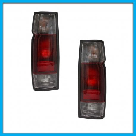 Juego de 2 Calaveras para D21, D22 Diforza en Tono Humo con Arnés