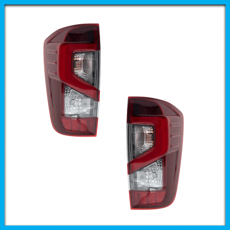 Juego de 2 Calaveras para NP300 Diforza con Luz LED y Arnés