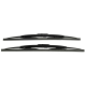 Par de Plumas Limpiaparabrisas Metalicas con Hule Grafitado de 18" Super Prix.