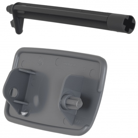 Manija de Guantera Gris sin Orificio para Pointer