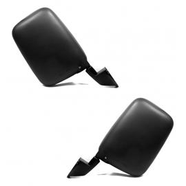 Par de Espejos Manuales Negro Poroso para Ichivan