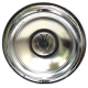 Juego de Tapones Completos de Rin 15 Cromados para VW Sedan, Combi, Safari, Brasilia