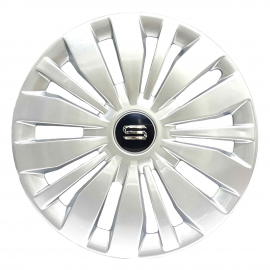 Juego De 4 Tapones De Rin 15 Grises Scuda Tipo Suzuki