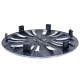 Juego De 4 Tapones De Rin 15 Grises Scuda Tipo Suzuki