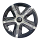 Juego De 4 Tapones De Rin 15 Bicolor Scuda Universal Racer 8