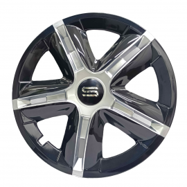 Juego De 4 Tapones De Rin 15 Bicolor Scuda Universal Racer 8