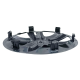 Juego De 4 Tapones De Rin 15 Bicolor Scuda Universal Racer 8