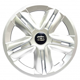 Juego De 4 Tapones De Rin 15 Grises Scuda Universal Racer 7