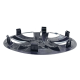 Juego De 4 Tapones De Rin 15 Grises Scuda Universal Racer 7
