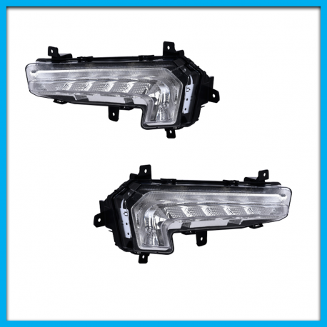 Juego de 2 Cuartos Delanteros para Malibu DEPO con Luz LED