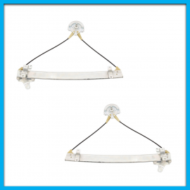 Juego de 2 Elevadores de Vidrio de Puerta para Tsuru 2 Versión 2 Puertas Manuales