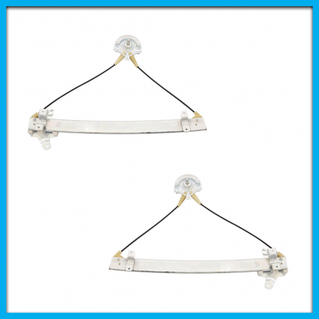 Juego de 2 Elevadores de Vidrio de Puerta para Tsuru 2 Versión 2 Puertas Manuales