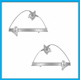 Juego de 2 Elevadores de Puertas Delanteras para D21 Hushan Manuales
