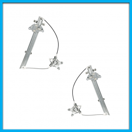Juego de 2 Elevadores de Puertas Delanteras para Frontier, NP300 Manuales