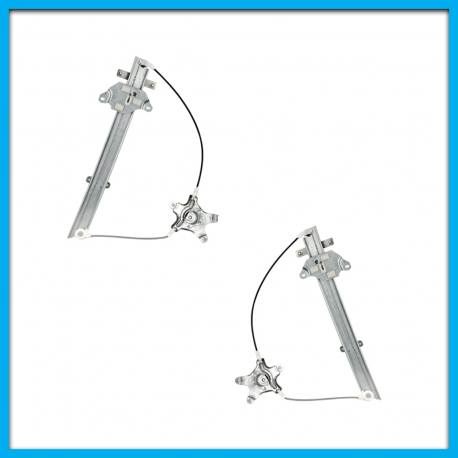 Juego de 2 Elevadores de Puertas Delanteras para Frontier, NP300 Manuales