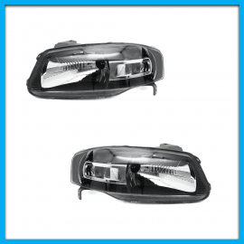 Juego de 2 Faros Principales para Pointer, Pointer Pickup Diforza con Fondo Negro