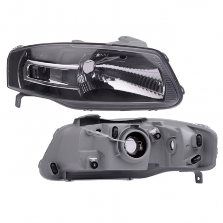 Faro Principal Derecho con Fondo Negro sin Focos DEPO para Pointer G4