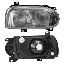 Faro Principal Derecho con Vidrio Rayado y Base Diforza para Golf A3