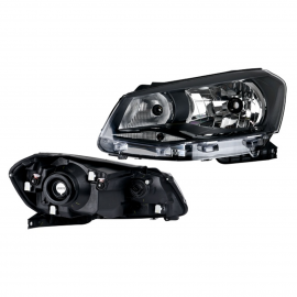 Faro Principal Izquierdo con Marco Negro Depo para Gol, Saveiro