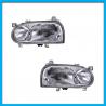 Juego de 2 Faros Principales para Golf GTI A3 DEPO con Ajuste Manual y Eléctrico