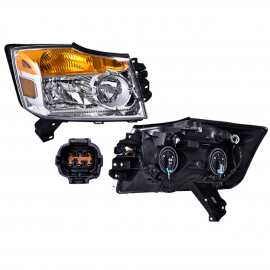 Faro Principal Derecho con Reflejante y Cuarto Ámbar DEPO para Armada