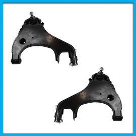 Juego de 2 Horquillas de Suspensión Delantera Inferior para NP300, Frontier, Xterra Yokomitsu con Rotulas y Bujes