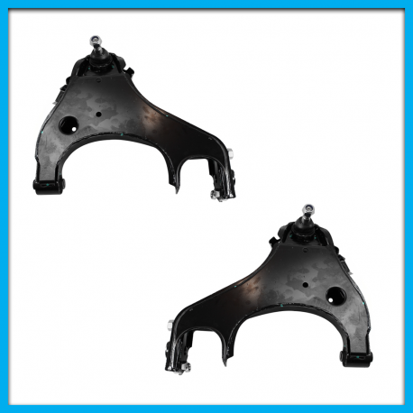 Juego de 2 Horquillas de Suspensión Delantera Inferior para NP300, Frontier, Xterra Yokomitsu con Rotulas y Bujes