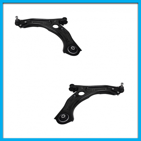 Juego de 2 Horquillas de Suspensión Delantera Inferior para Virtus, T-Cross, Taigun, Ibiza, Arona Yokomitsu con Rótulas y Bujes