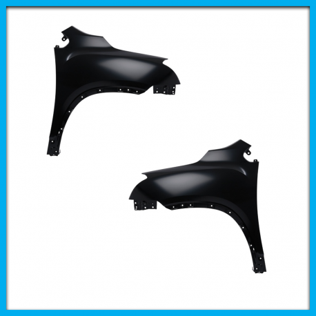 Juego de 2 Salpicaderas para Trax con Orificios de Grapa de Cantonera