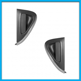 Juego de 2 Manijas Exteriores de Puertas Traseras para Spark con Filo Cromado