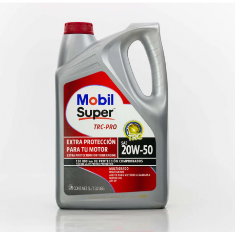 Garrafa de Aceite Multigrado Trc-Pro 20W-50 Mobil para Motores a Gasolina