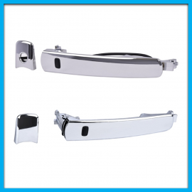 Juego de 2 Manijas de Puertas Delanteras para X-Trail, Rogue, Murano Cromadas con Sensor