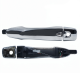 Manija Exterior de Puerta Delantera Izquierda Cromada con Sensor y Hoyo de Llave Hushan para NP300, X-Trail