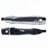 Manija Exterior de Puerta Delantera Izquierda Cromada con Sensor y Hoyo de Llave Hushan para NP300, X-Trail