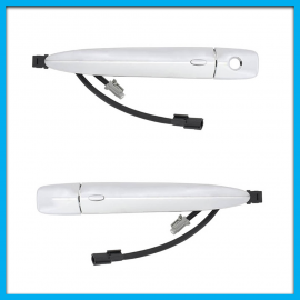 Juego de 2 Manijas Exteriores de Puertas Delanteras para Sentra B17, Maxima, Murano Cromadas con Sensor