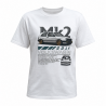 Camiseta Blanca Cuello Redondo "Volklswagen Golf Mk2"