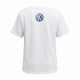 Camiseta Blanca Cuello Redondo "Volkswalgen Beetle Rojo 1966"