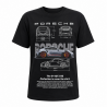 Camiseta Negra Cuello Redondo "Porsche 911 GT3 RS"